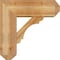 Ekena Millwork Olympic Craftsman Rough Sawn Bracket w/ Offset Brace, Western Red Cedar, 8"W x 22"D x 22"H BKT0806X22X22OLY04RWR - alternate 4